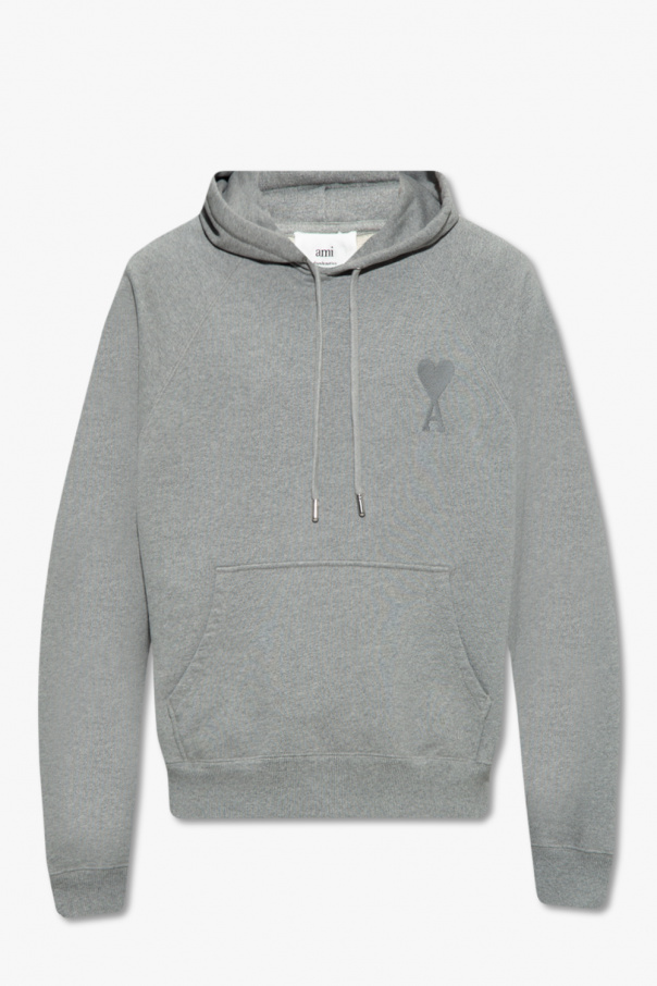 Grey Mc French Terry Hoodie Ami Alexandre Mattiussi